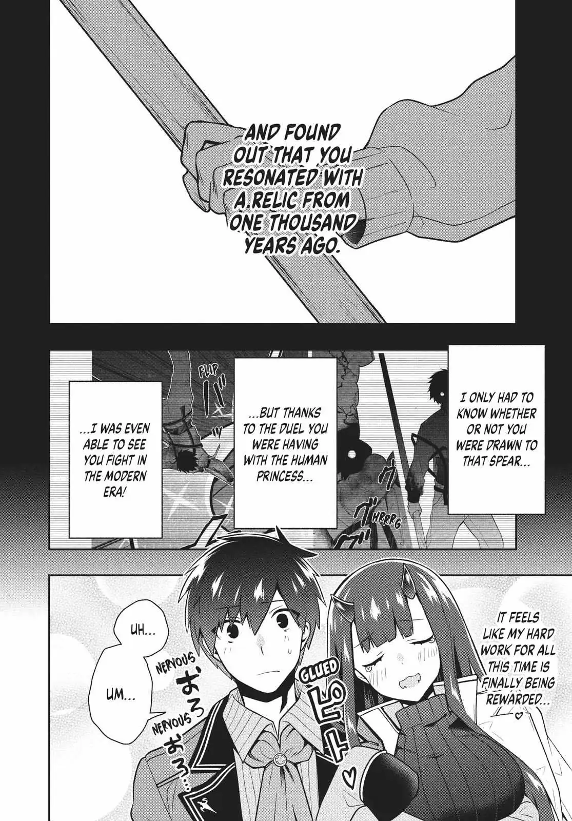 Roku-Hime Wa Kami Goei Ni Koi Wo Suru: Saikyou No Shugo Kishi, Tenseishite Mahou Gakuen Ni Iku Chapter 36 page 12 - 