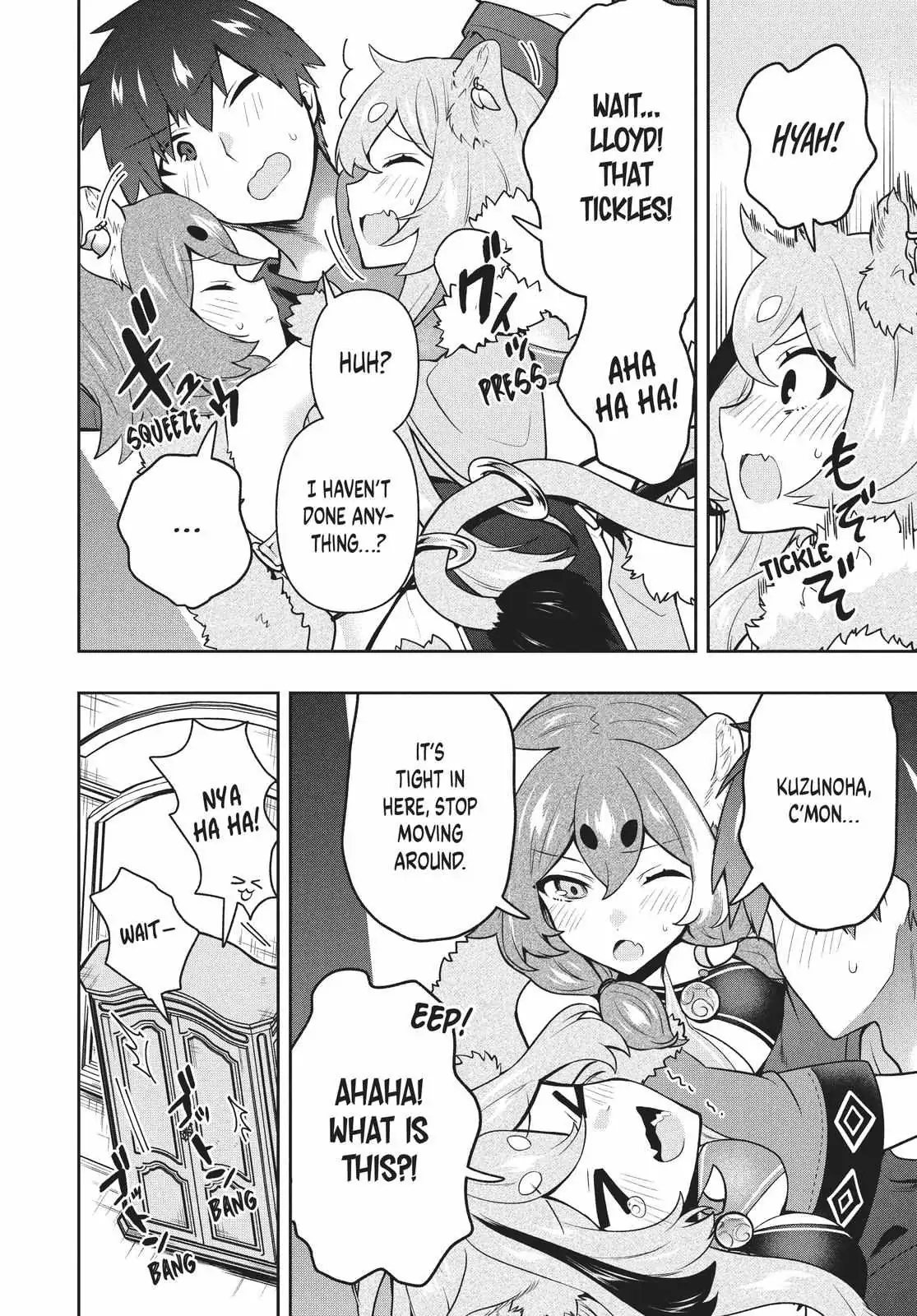 Roku-Hime Wa Kami Goei Ni Koi Wo Suru: Saikyou No Shugo Kishi, Tenseishite Mahou Gakuen Ni Iku Chapter 37 page 14 - 