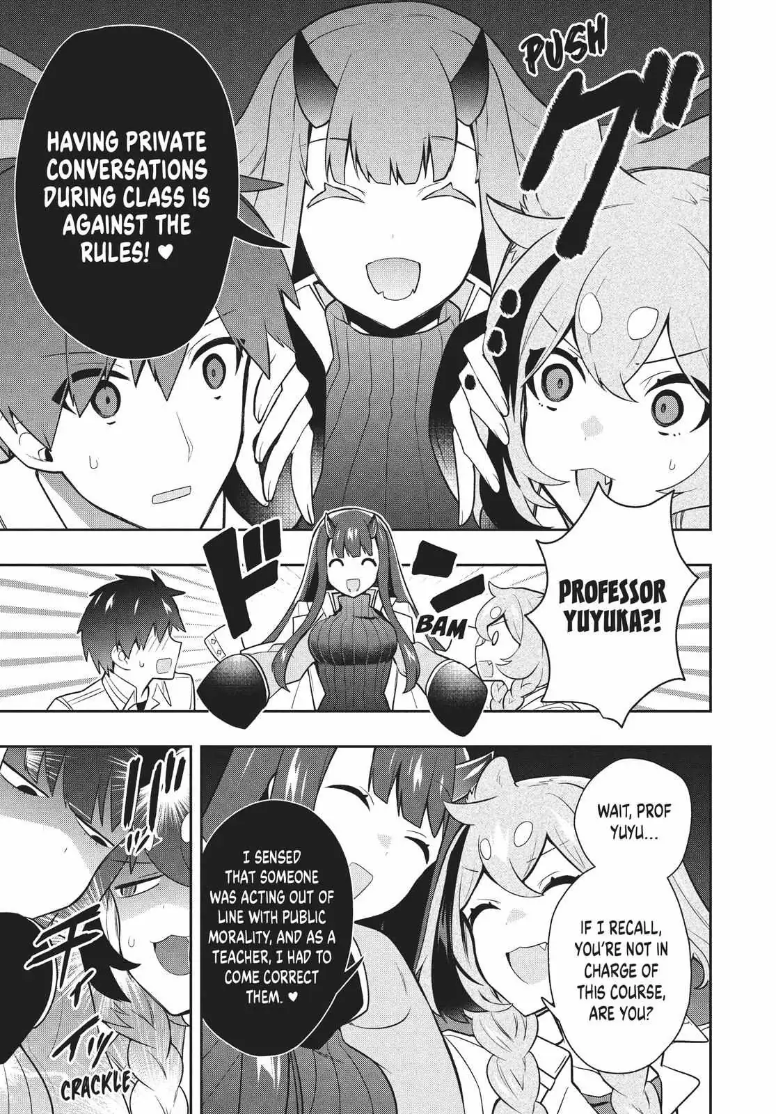 Roku-Hime Wa Kami Goei Ni Koi Wo Suru: Saikyou No Shugo Kishi, Tenseishite Mahou Gakuen Ni Iku Chapter 38 page 11 - 