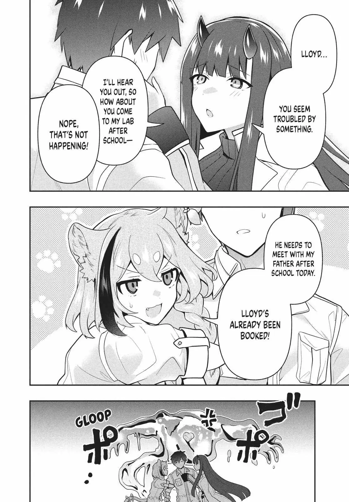 Roku-Hime Wa Kami Goei Ni Koi Wo Suru: Saikyou No Shugo Kishi, Tenseishite Mahou Gakuen Ni Iku Chapter 38 page 12 - 