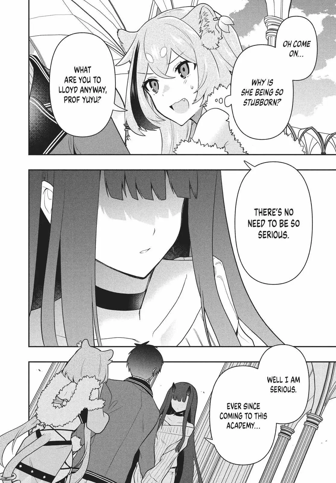 Roku-Hime Wa Kami Goei Ni Koi Wo Suru: Saikyou No Shugo Kishi, Tenseishite Mahou Gakuen Ni Iku Chapter 38 page 16 - 