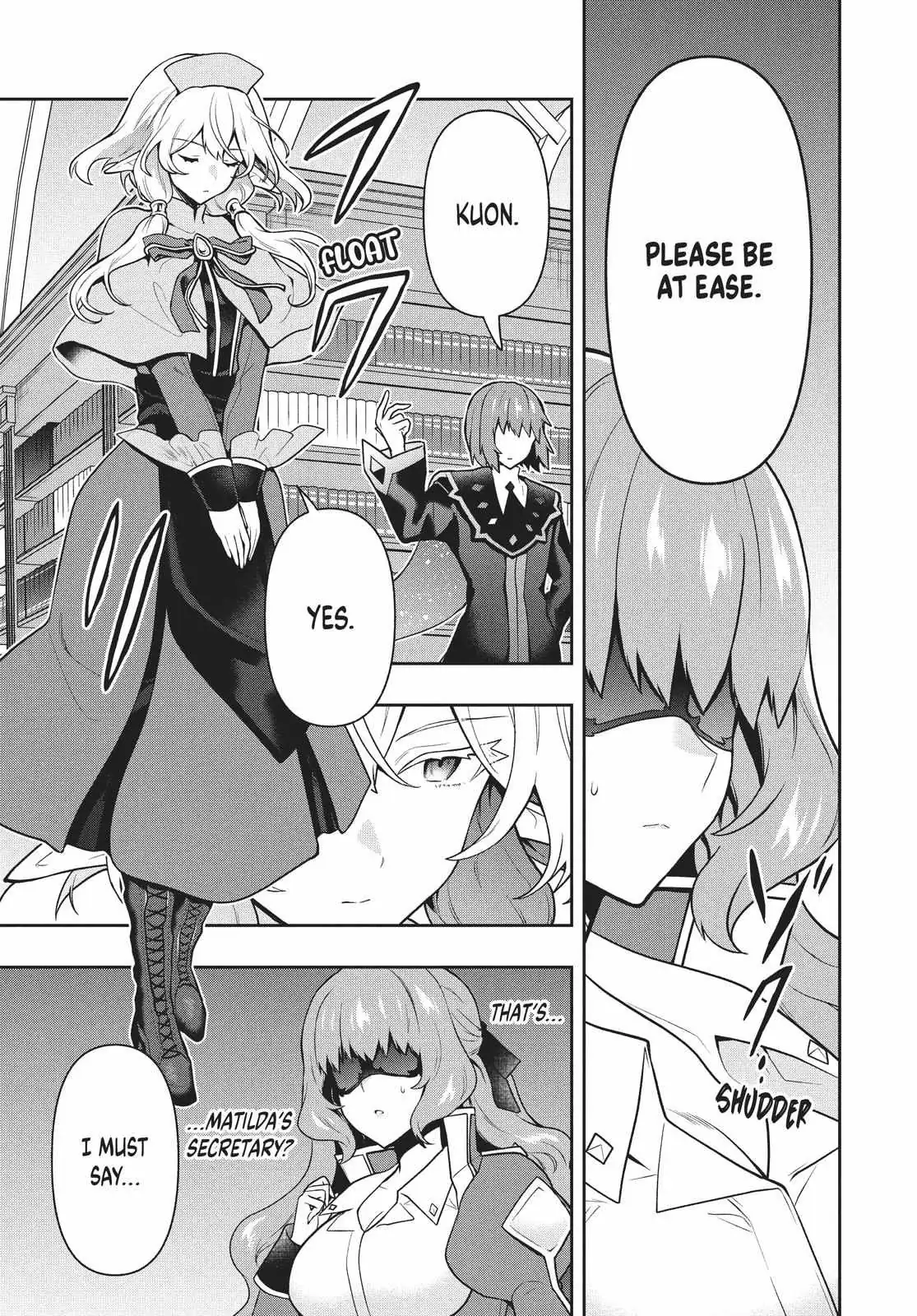 Roku-Hime Wa Kami Goei Ni Koi Wo Suru: Saikyou No Shugo Kishi, Tenseishite Mahou Gakuen Ni Iku Chapter 39 page 13 - 