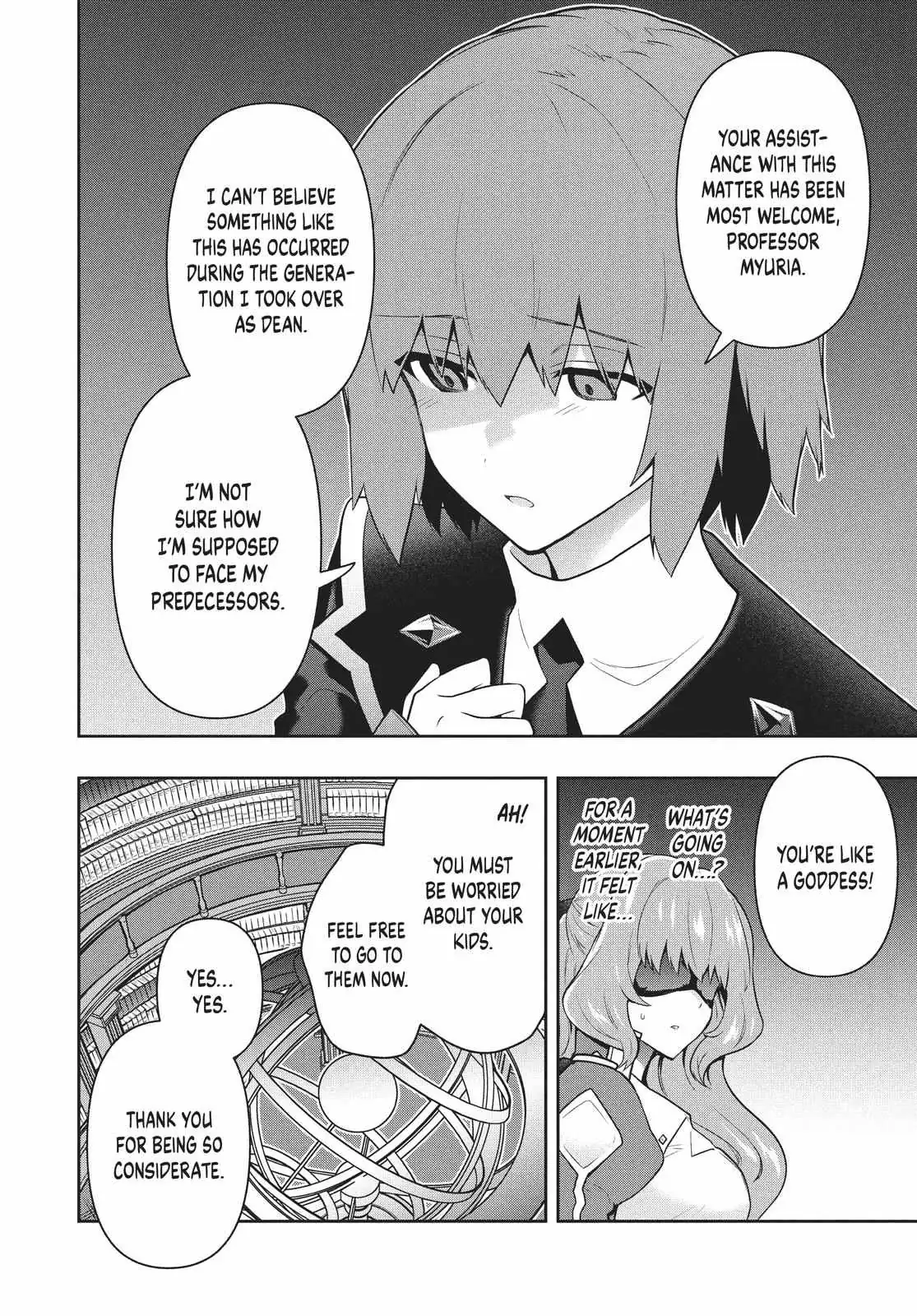 Roku-Hime Wa Kami Goei Ni Koi Wo Suru: Saikyou No Shugo Kishi, Tenseishite Mahou Gakuen Ni Iku Chapter 39 page 14 - 