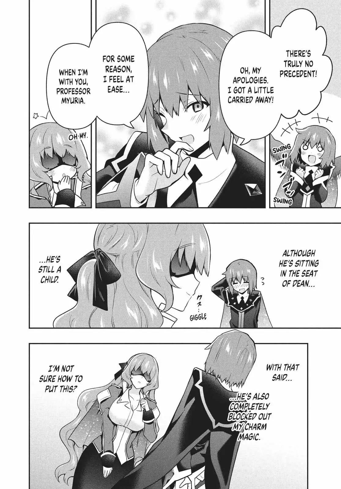 Roku-Hime Wa Kami Goei Ni Koi Wo Suru: Saikyou No Shugo Kishi, Tenseishite Mahou Gakuen Ni Iku Chapter 39 page 8 - 