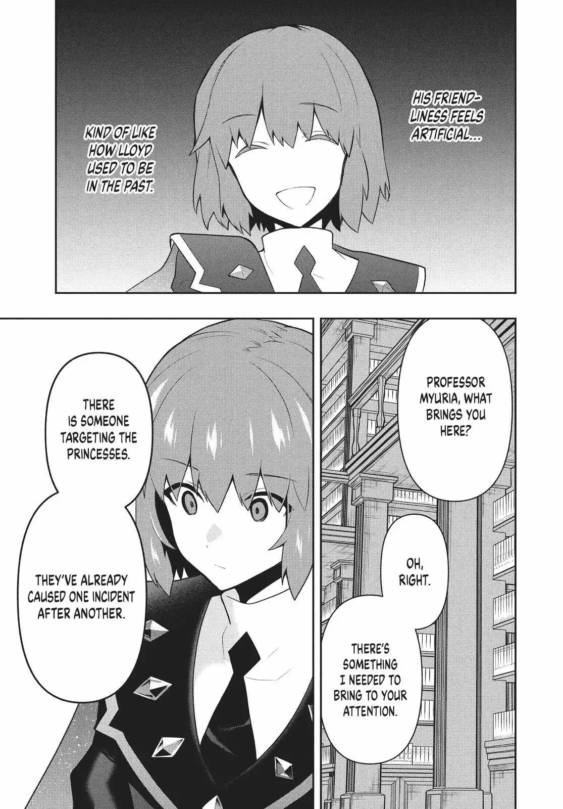 Roku-Hime Wa Kami Goei Ni Koi Wo Suru: Saikyou No Shugo Kishi, Tenseishite Mahou Gakuen Ni Iku Chapter 39 page 9 - 