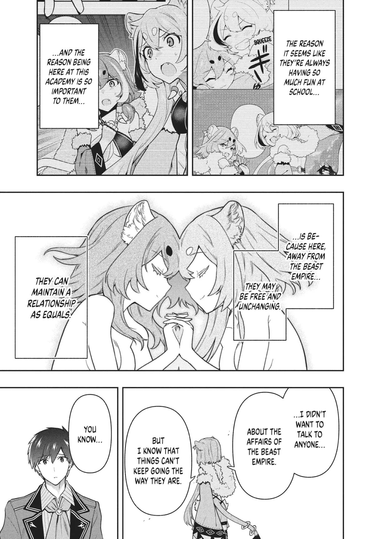 Roku-Hime Wa Kami Goei Ni Koi Wo Suru: Saikyou No Shugo Kishi, Tenseishite Mahou Gakuen Ni Iku Chapter 40 page 12 - 