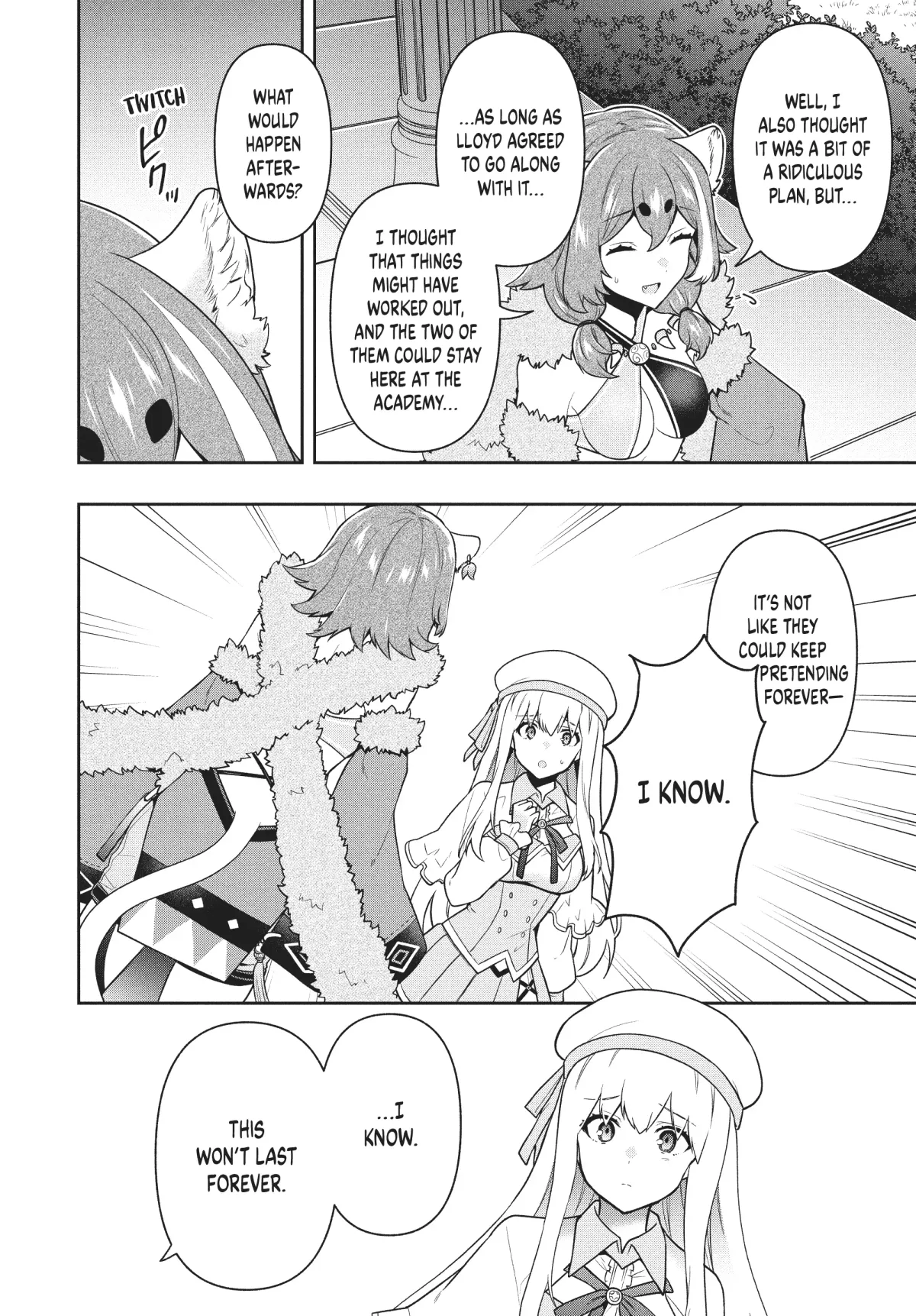 Roku-Hime Wa Kami Goei Ni Koi Wo Suru: Saikyou No Shugo Kishi, Tenseishite Mahou Gakuen Ni Iku Chapter 40 page 5 - 