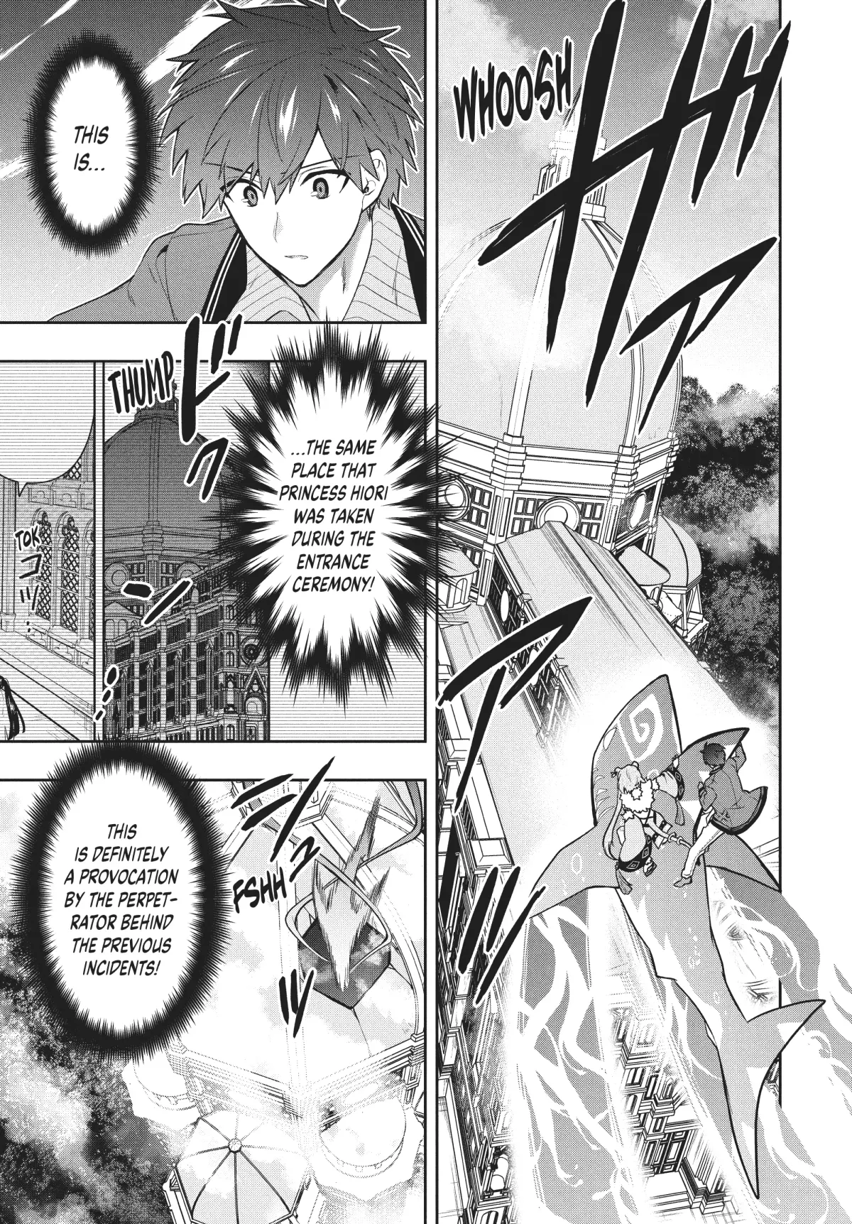 Roku-Hime Wa Kami Goei Ni Koi Wo Suru: Saikyou No Shugo Kishi, Tenseishite Mahou Gakuen Ni Iku Chapter 41 page 15 - 