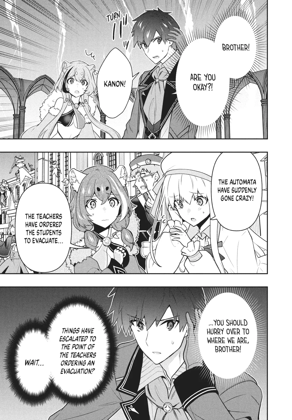 Roku-Hime Wa Kami Goei Ni Koi Wo Suru: Saikyou No Shugo Kishi, Tenseishite Mahou Gakuen Ni Iku Chapter 41 page 3 - 