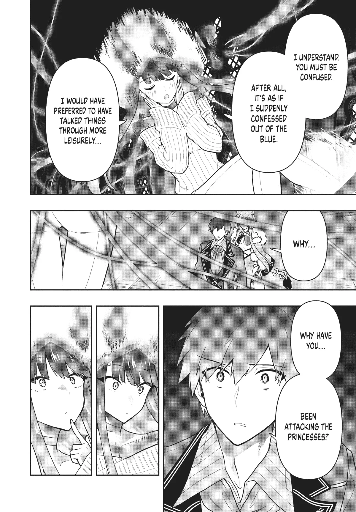 Roku-Hime Wa Kami Goei Ni Koi Wo Suru: Saikyou No Shugo Kishi, Tenseishite Mahou Gakuen Ni Iku Chapter 42 page 4 - 