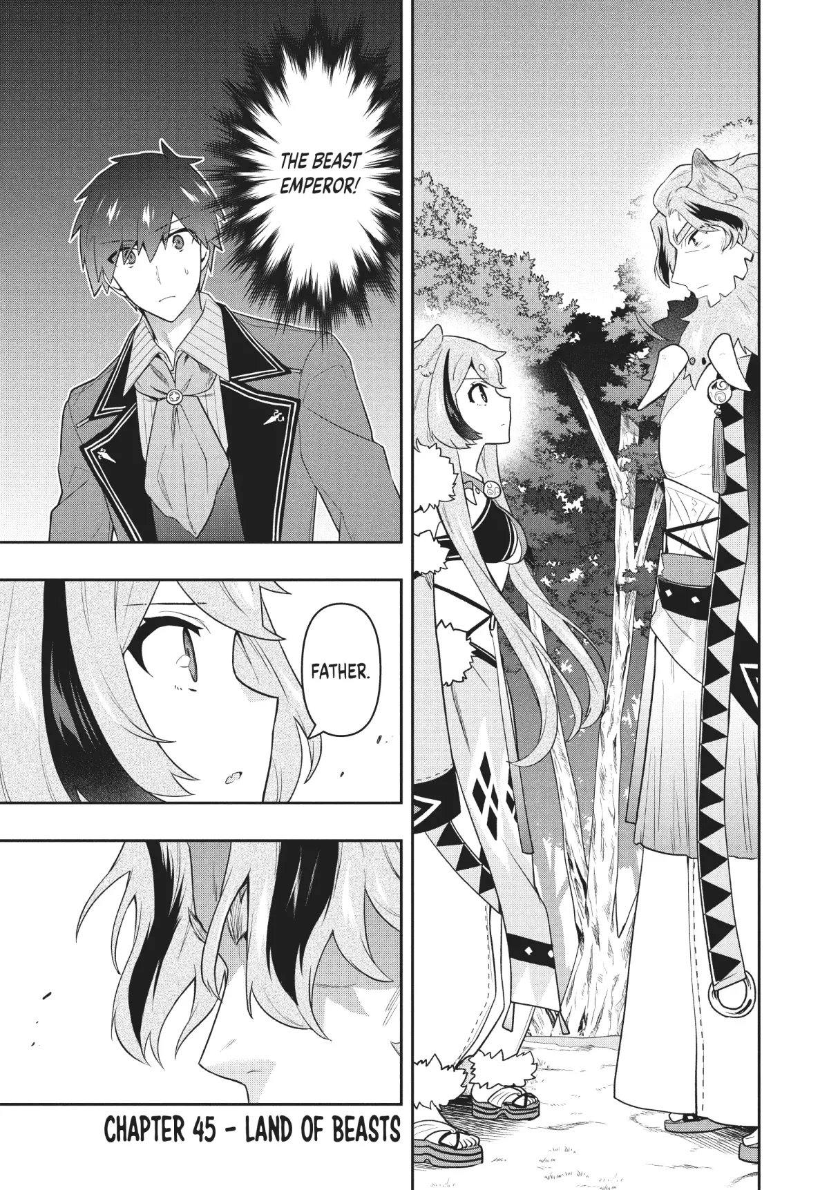 Roku-Hime Wa Kami Goei Ni Koi Wo Suru: Saikyou No Shugo Kishi, Tenseishite Mahou Gakuen Ni Iku Chapter 45 page 1 - 