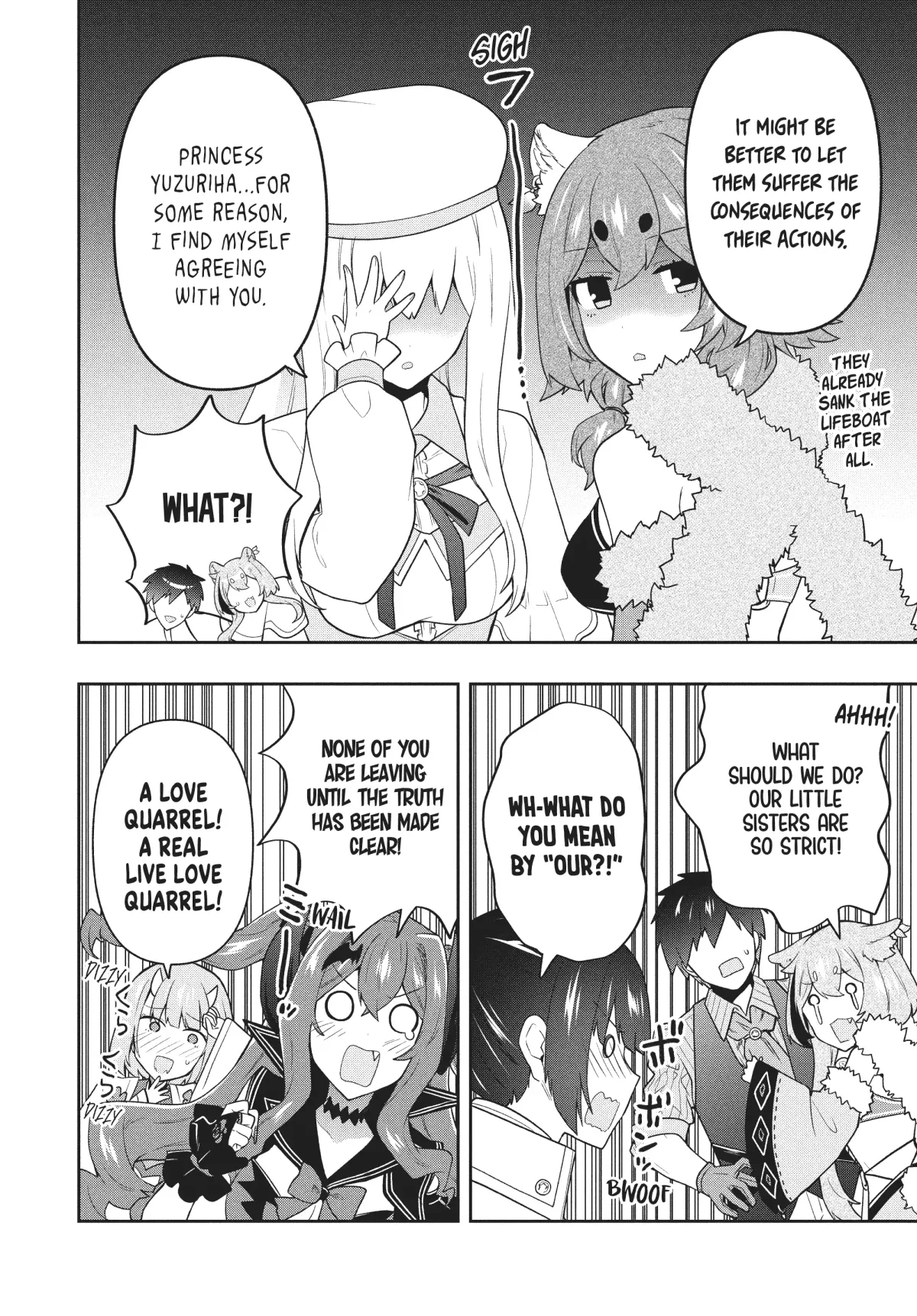 Roku-Hime Wa Kami Goei Ni Koi Wo Suru: Saikyou No Shugo Kishi, Tenseishite Mahou Gakuen Ni Iku Chapter 46 page 14 - 