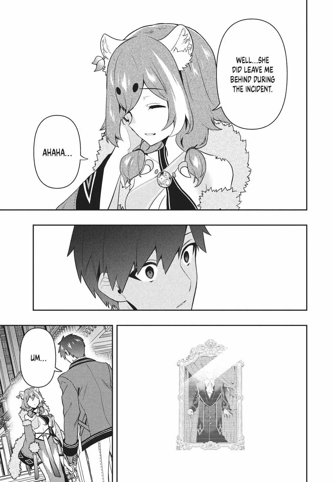 Roku-Hime Wa Kami Goei Ni Koi Wo Suru: Saikyou No Shugo Kishi, Tenseishite Mahou Gakuen Ni Iku Chapter 48 page 3 - 
