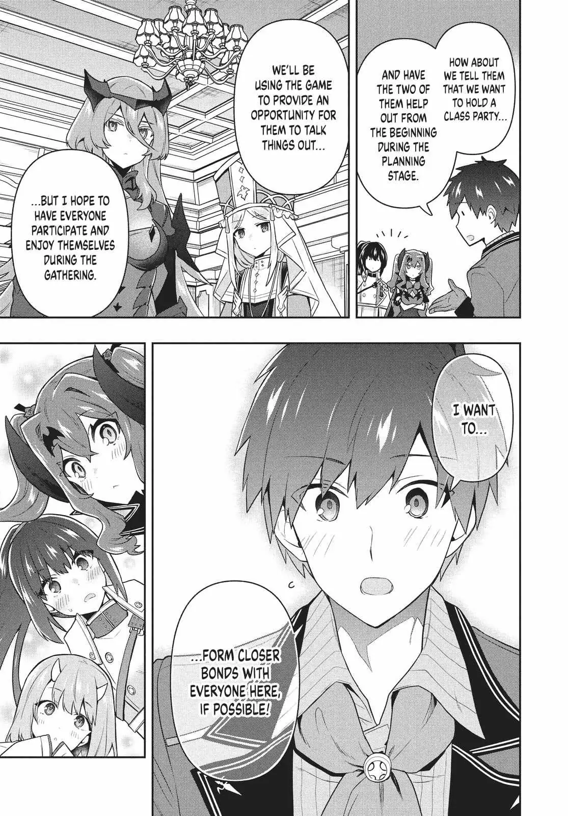Roku-Hime Wa Kami Goei Ni Koi Wo Suru: Saikyou No Shugo Kishi, Tenseishite Mahou Gakuen Ni Iku Chapter 49 page 13 - 