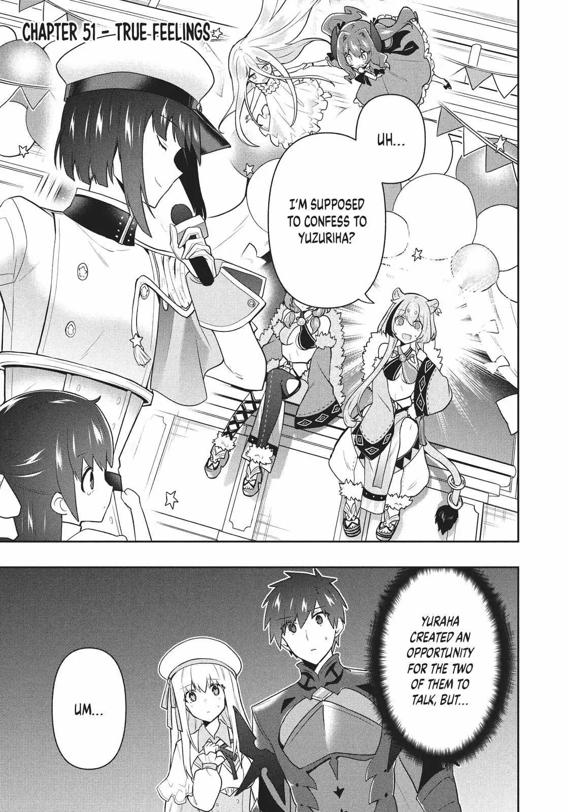 Roku-Hime Wa Kami Goei Ni Koi Wo Suru: Saikyou No Shugo Kishi, Tenseishite Mahou Gakuen Ni Iku Chapter 51 page 1 - 