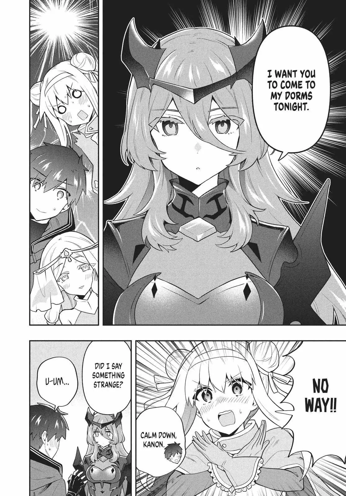 Roku-Hime Wa Kami Goei Ni Koi Wo Suru: Saikyou No Shugo Kishi, Tenseishite Mahou Gakuen Ni Iku Chapter 52 page 6 - 