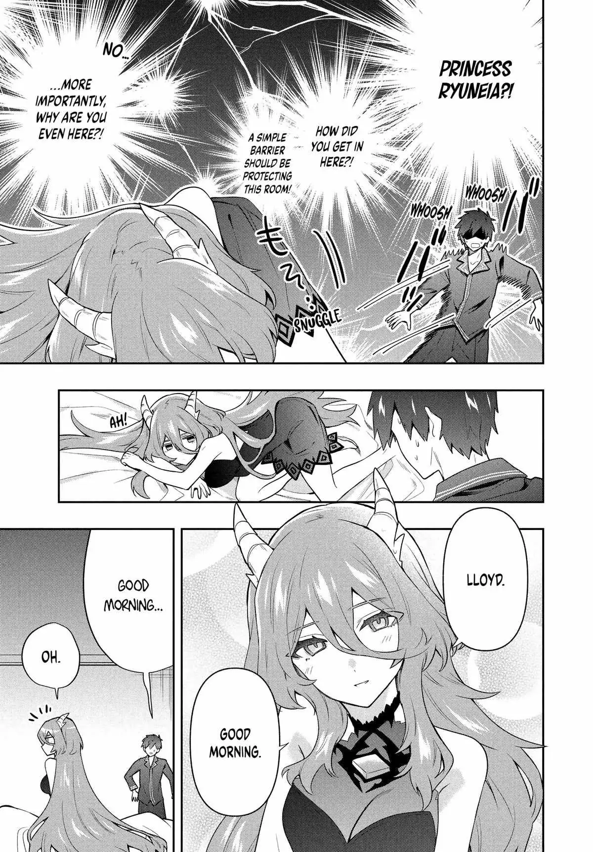 Roku-Hime Wa Kami Goei Ni Koi Wo Suru: Saikyou No Shugo Kishi, Tenseishite Mahou Gakuen Ni Iku Chapter 56 page 5 - 