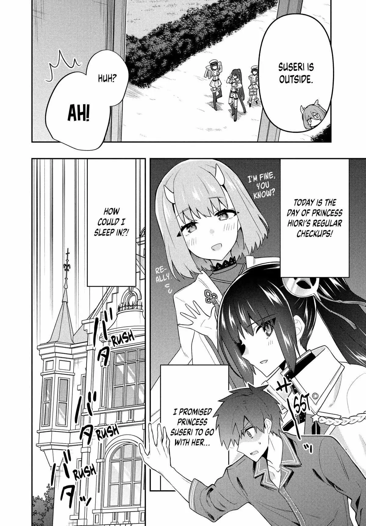 Roku-Hime Wa Kami Goei Ni Koi Wo Suru: Saikyou No Shugo Kishi, Tenseishite Mahou Gakuen Ni Iku Chapter 56 page 6 - 