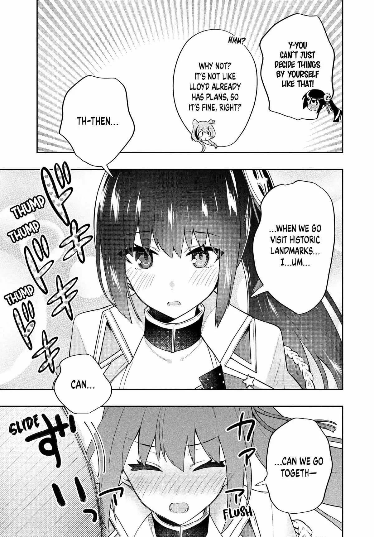 Roku-Hime Wa Kami Goei Ni Koi Wo Suru: Saikyou No Shugo Kishi, Tenseishite Mahou Gakuen Ni Iku Chapter 57 page 15 - 