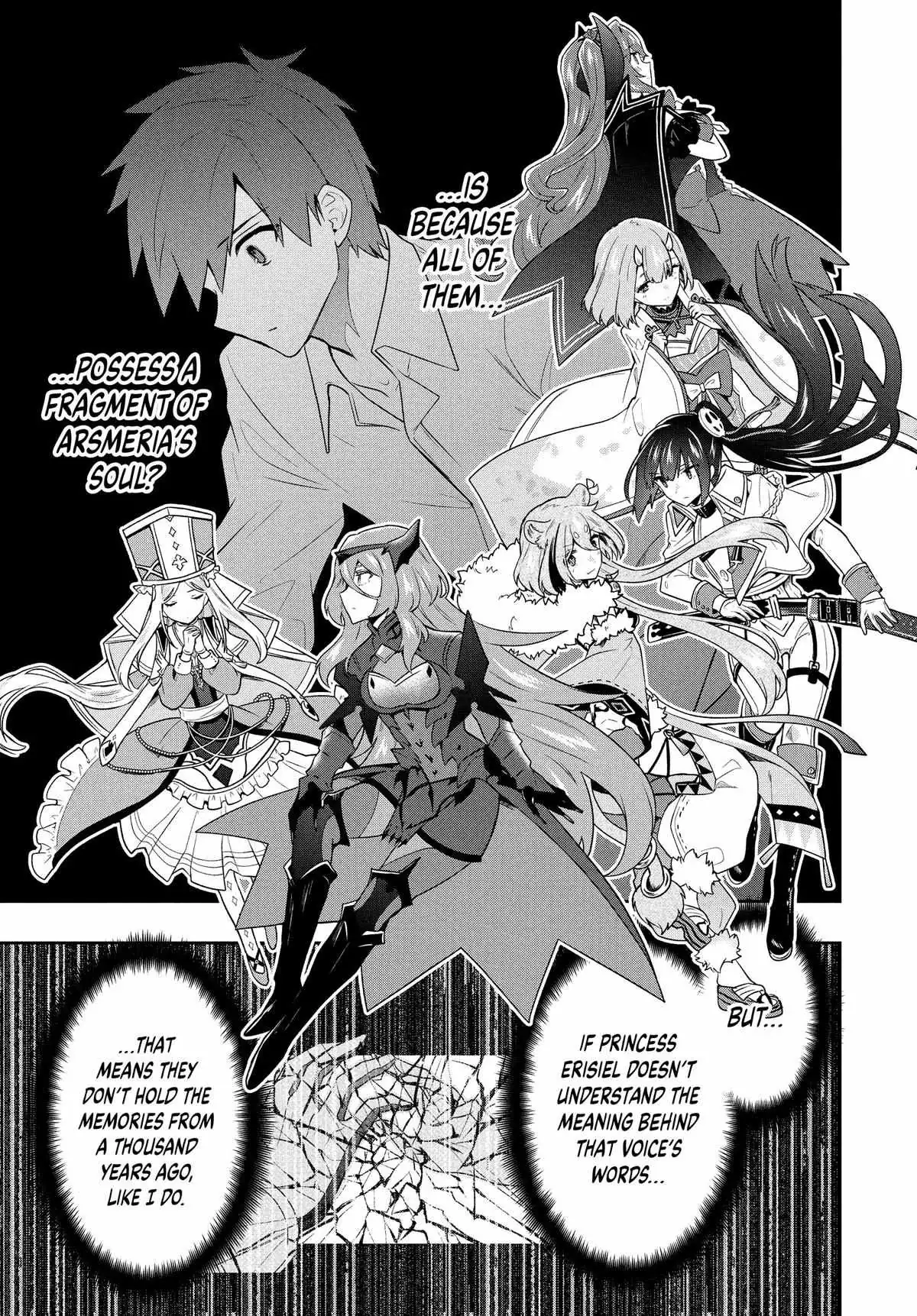 Roku-Hime Wa Kami Goei Ni Koi Wo Suru: Saikyou No Shugo Kishi, Tenseishite Mahou Gakuen Ni Iku Chapter 60 page 13 - 