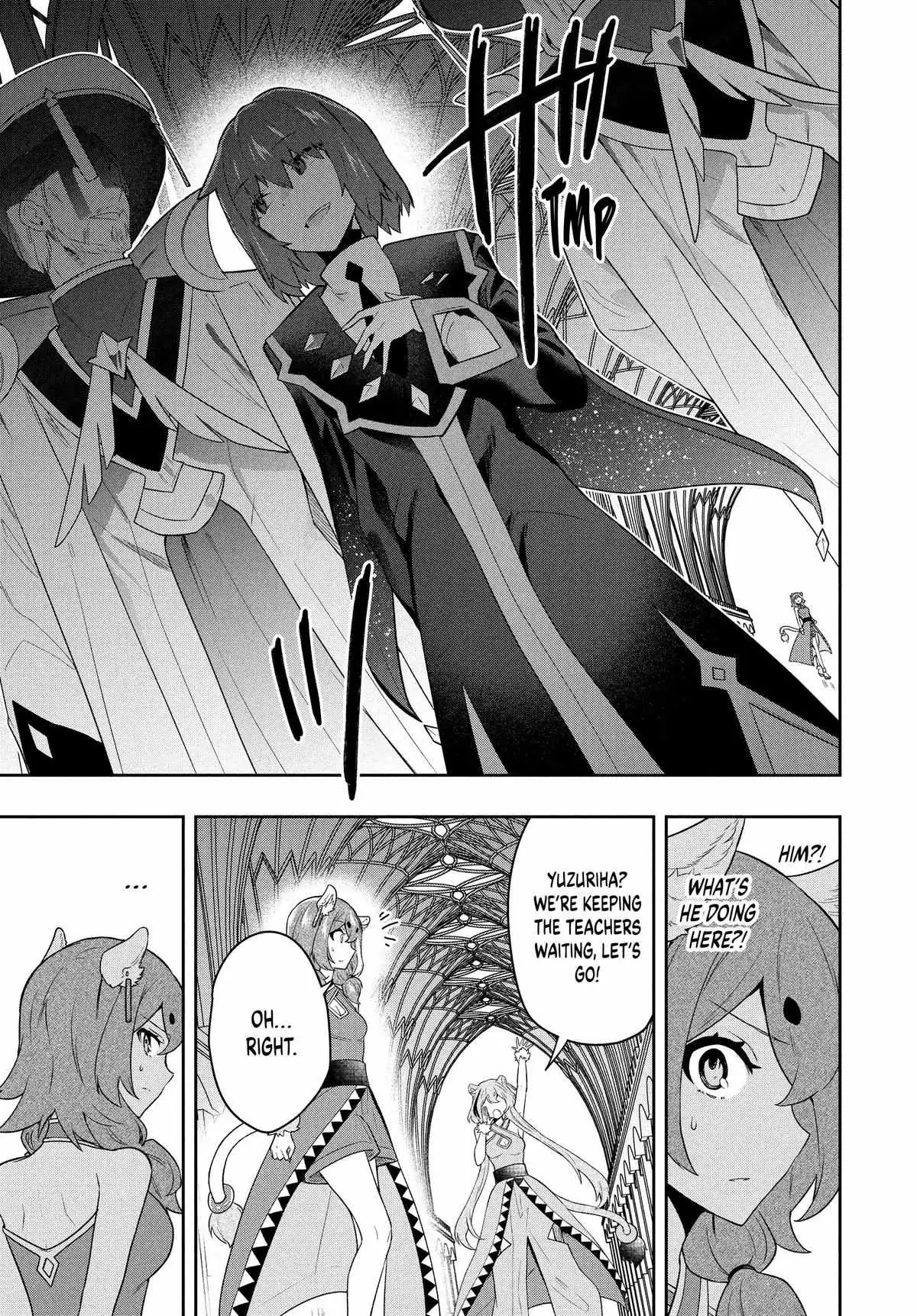 Roku-Hime Wa Kami Goei Ni Koi Wo Suru: Saikyou No Shugo Kishi, Tenseishite Mahou Gakuen Ni Iku Chapter 61 page 11 - 