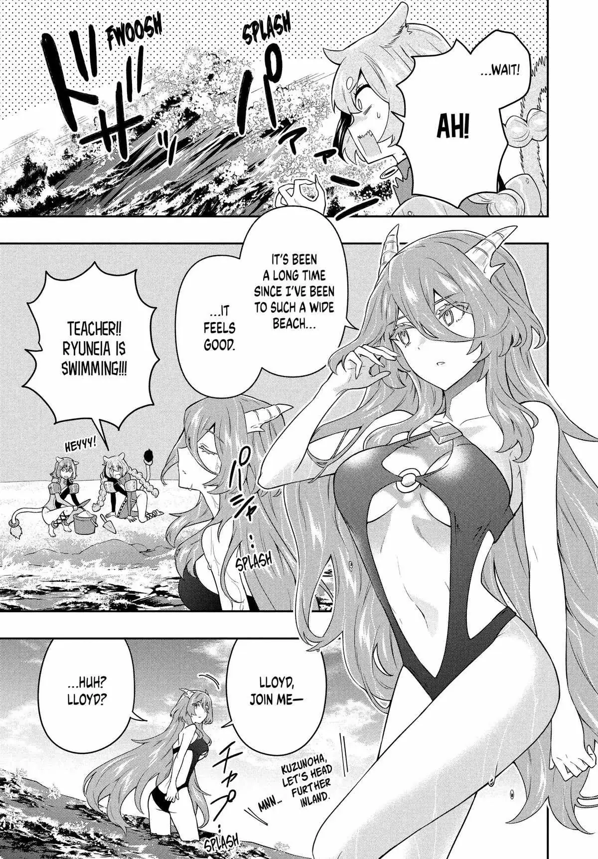 Roku-Hime Wa Kami Goei Ni Koi Wo Suru: Saikyou No Shugo Kishi, Tenseishite Mahou Gakuen Ni Iku Chapter 62 page 3 - 