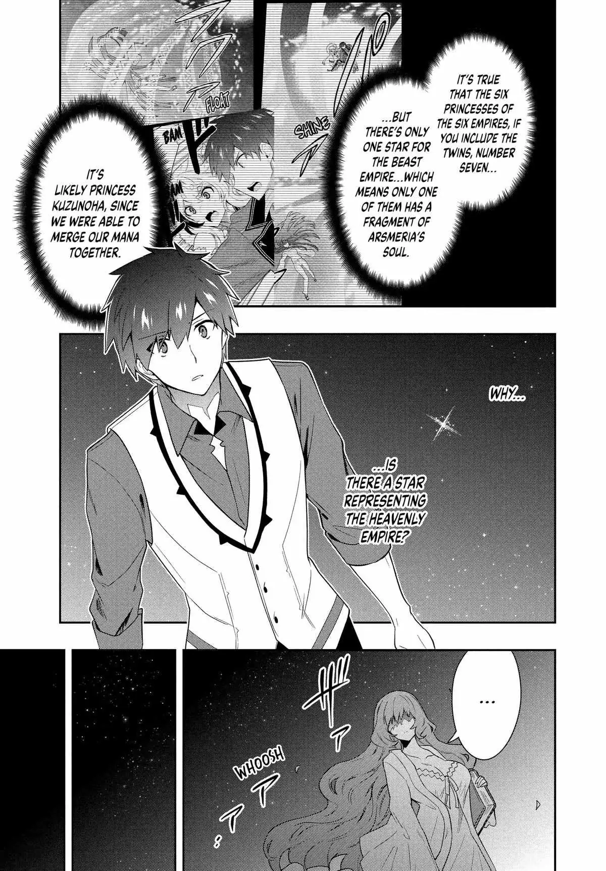 Roku-Hime Wa Kami Goei Ni Koi Wo Suru: Saikyou No Shugo Kishi, Tenseishite Mahou Gakuen Ni Iku Chapter 65 page 5 - 