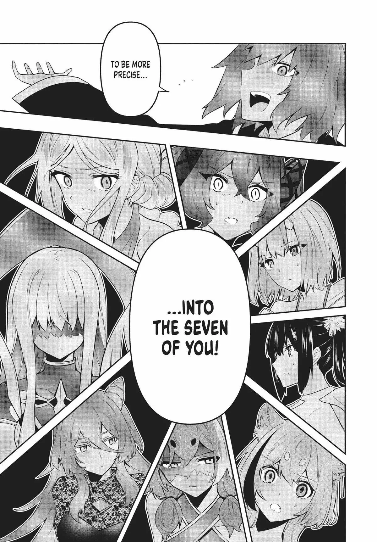 Roku-Hime Wa Kami Goei Ni Koi Wo Suru: Saikyou No Shugo Kishi, Tenseishite Mahou Gakuen Ni Iku Chapter 69 page 9 - 