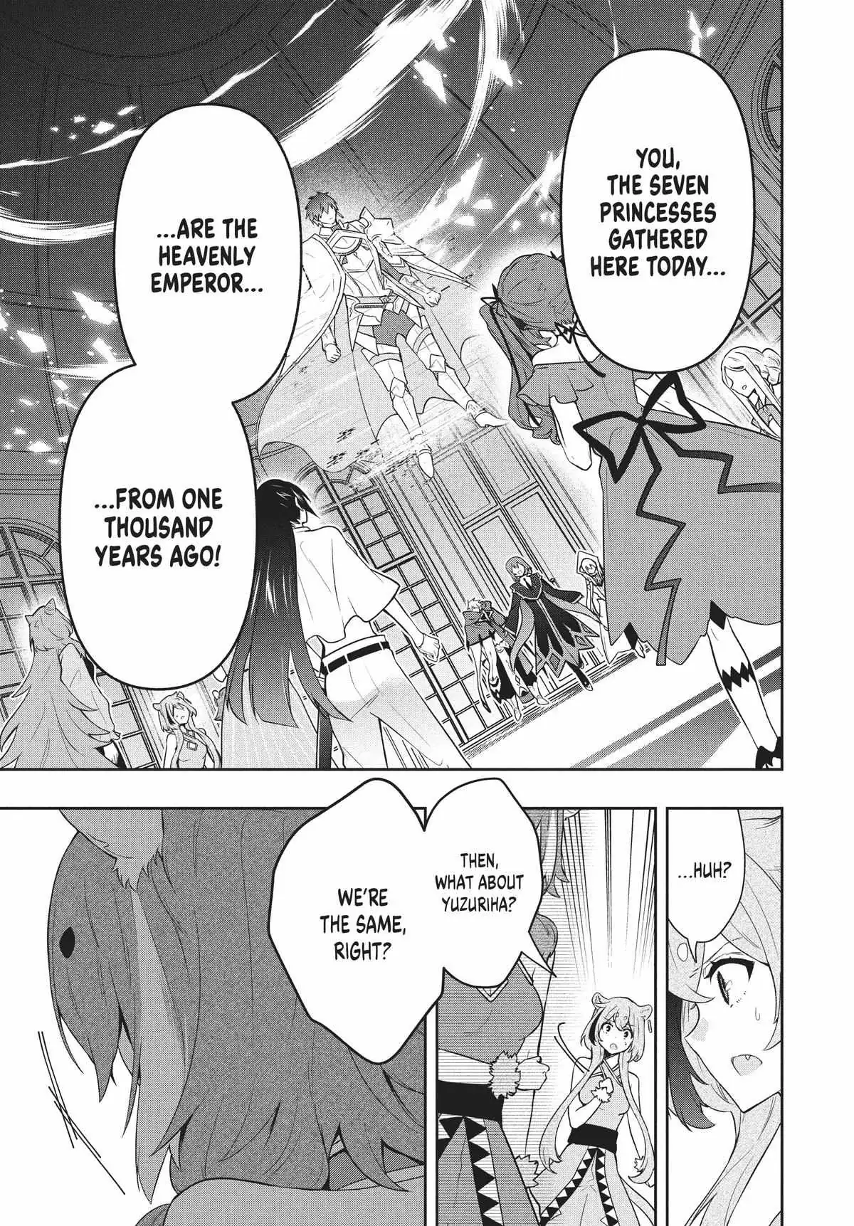 Roku-Hime Wa Kami Goei Ni Koi Wo Suru: Saikyou No Shugo Kishi, Tenseishite Mahou Gakuen Ni Iku Chapter 70 page 11 - 