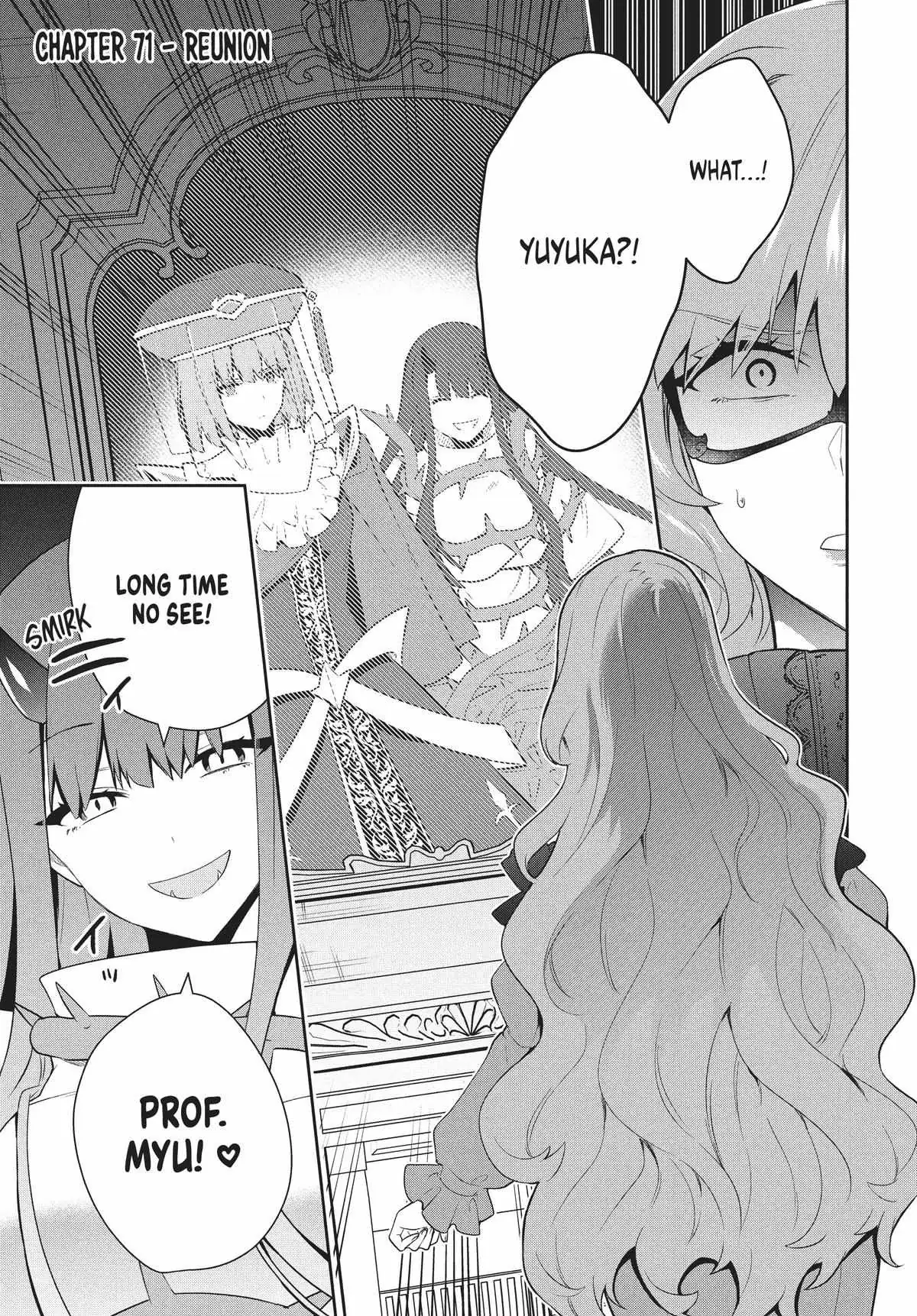 Roku-Hime Wa Kami Goei Ni Koi Wo Suru: Saikyou No Shugo Kishi, Tenseishite Mahou Gakuen Ni Iku Chapter 71 page 1 - 