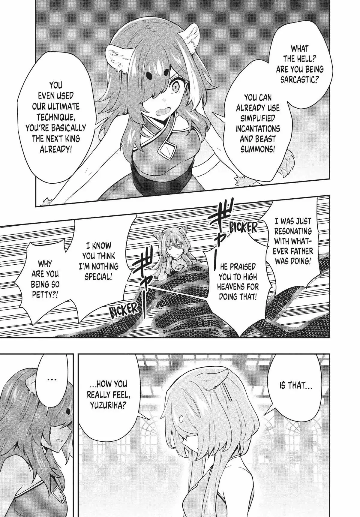 Roku-Hime Wa Kami Goei Ni Koi Wo Suru: Saikyou No Shugo Kishi, Tenseishite Mahou Gakuen Ni Iku Chapter 76 page 13 - 