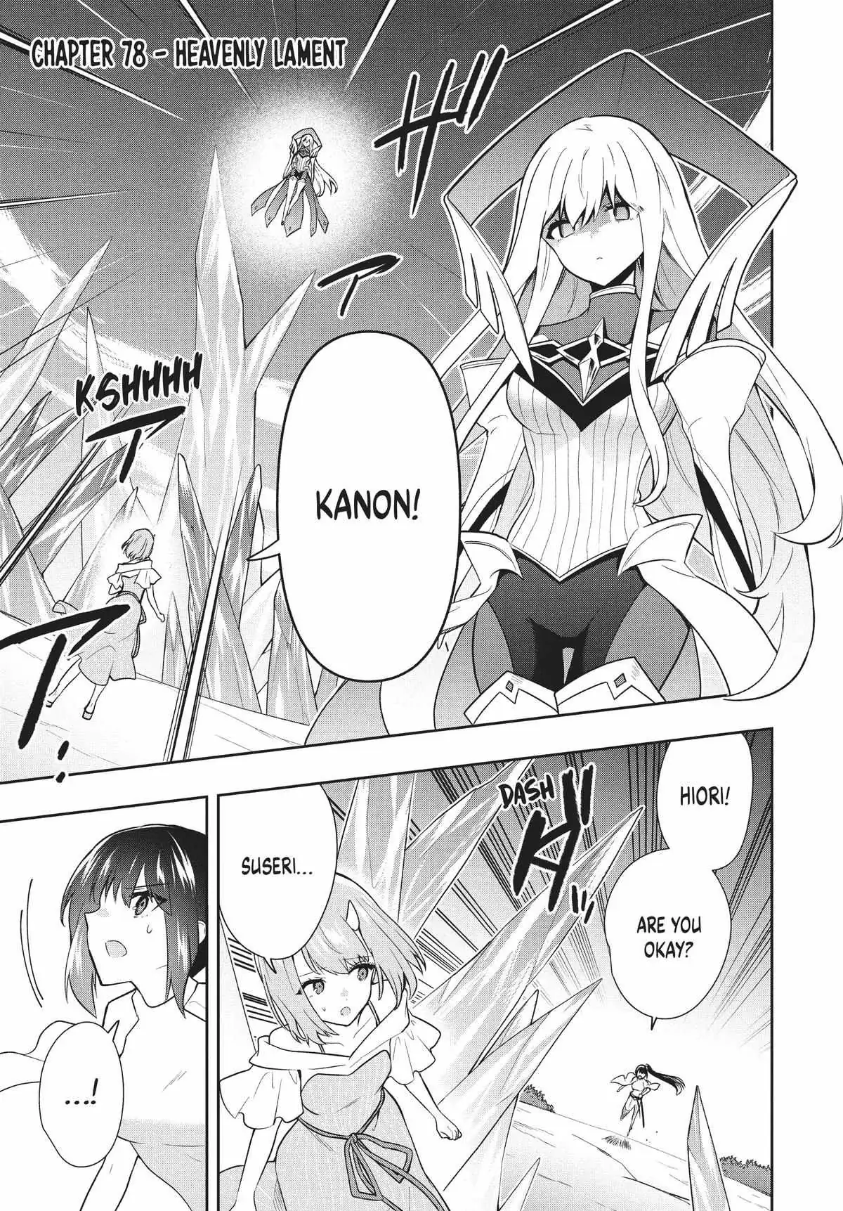 Roku-Hime Wa Kami Goei Ni Koi Wo Suru: Saikyou No Shugo Kishi, Tenseishite Mahou Gakuen Ni Iku Chapter 78 page 1 - 