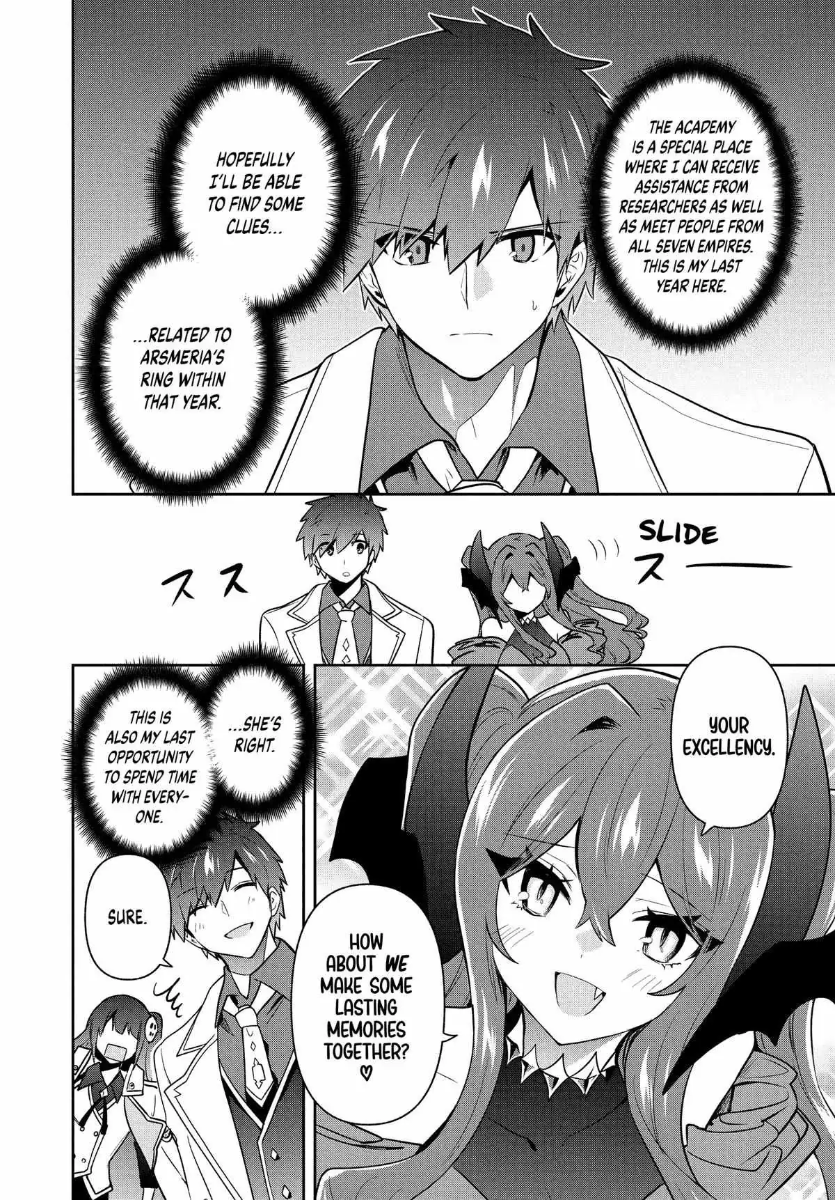 Roku-Hime Wa Kami Goei Ni Koi Wo Suru: Saikyou No Shugo Kishi, Tenseishite Mahou Gakuen Ni Iku Chapter 93 page 12 - 
