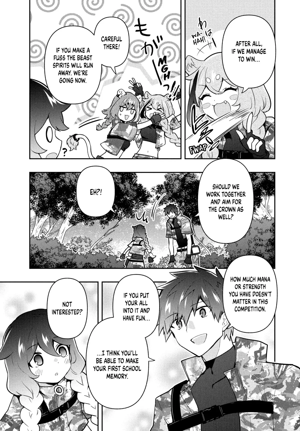 Roku-Hime Wa Kami Goei Ni Koi Wo Suru: Saikyou No Shugo Kishi, Tenseishite Mahou Gakuen Ni Iku Chapter 96 page 12 - 