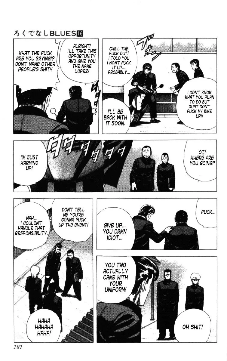 Rokudenashi Blues Chapter 156 page 16 - 