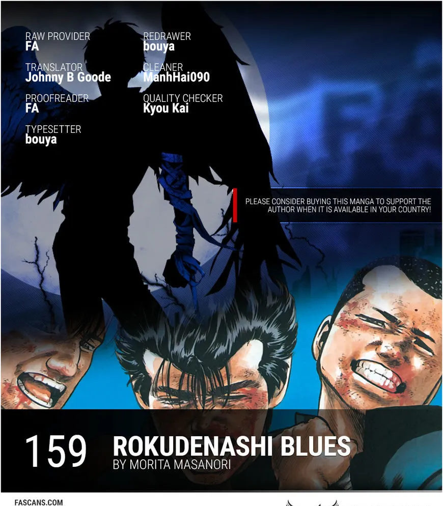 Rokudenashi Blues Chapter 159 page 1 - 