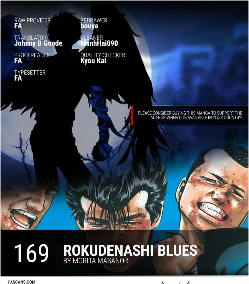 Rokudenashi Blues Chapter 169 page 1 - 