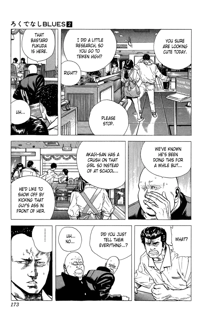 Rokudenashi Blues Chapter 17 page 12 - 