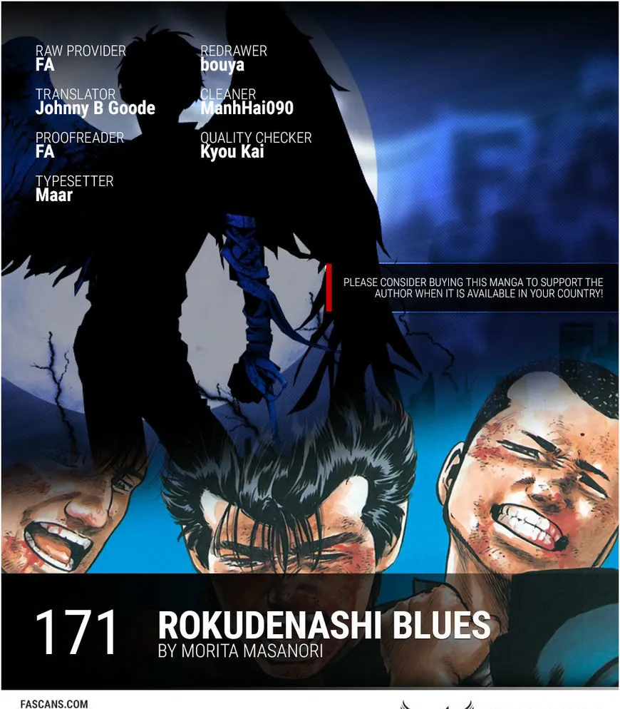 Rokudenashi Blues Chapter 171 page 1 - 