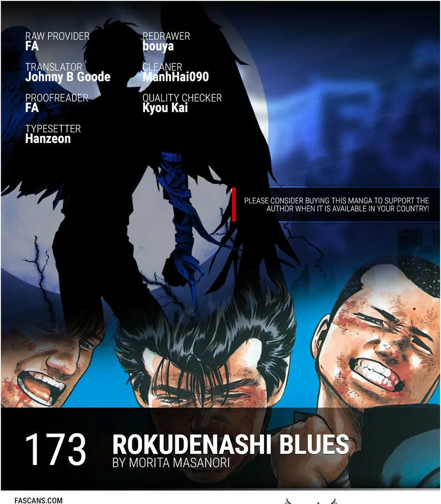 Rokudenashi Blues Chapter 173 page 1 - 