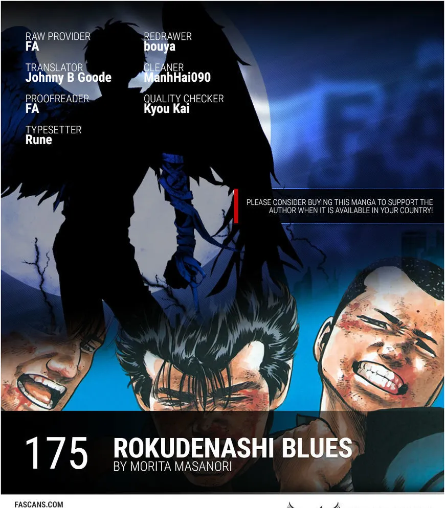 Rokudenashi Blues Chapter 175 page 1 - 