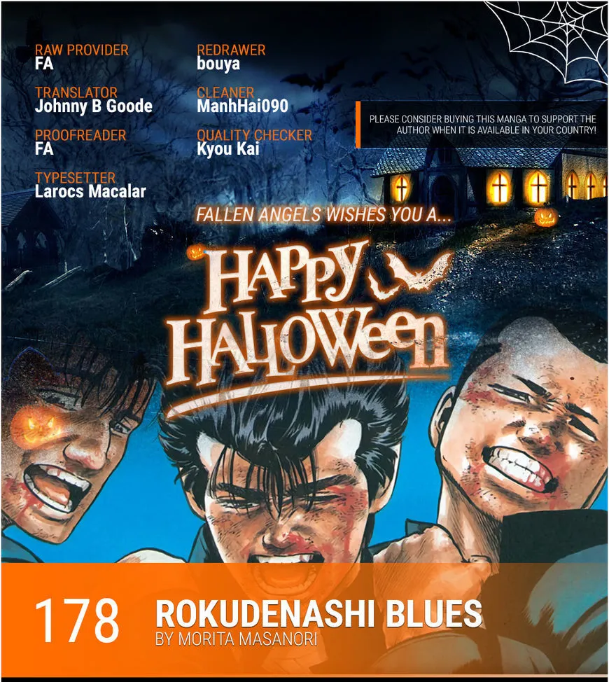 Rokudenashi Blues Chapter 178 page 1 - 
