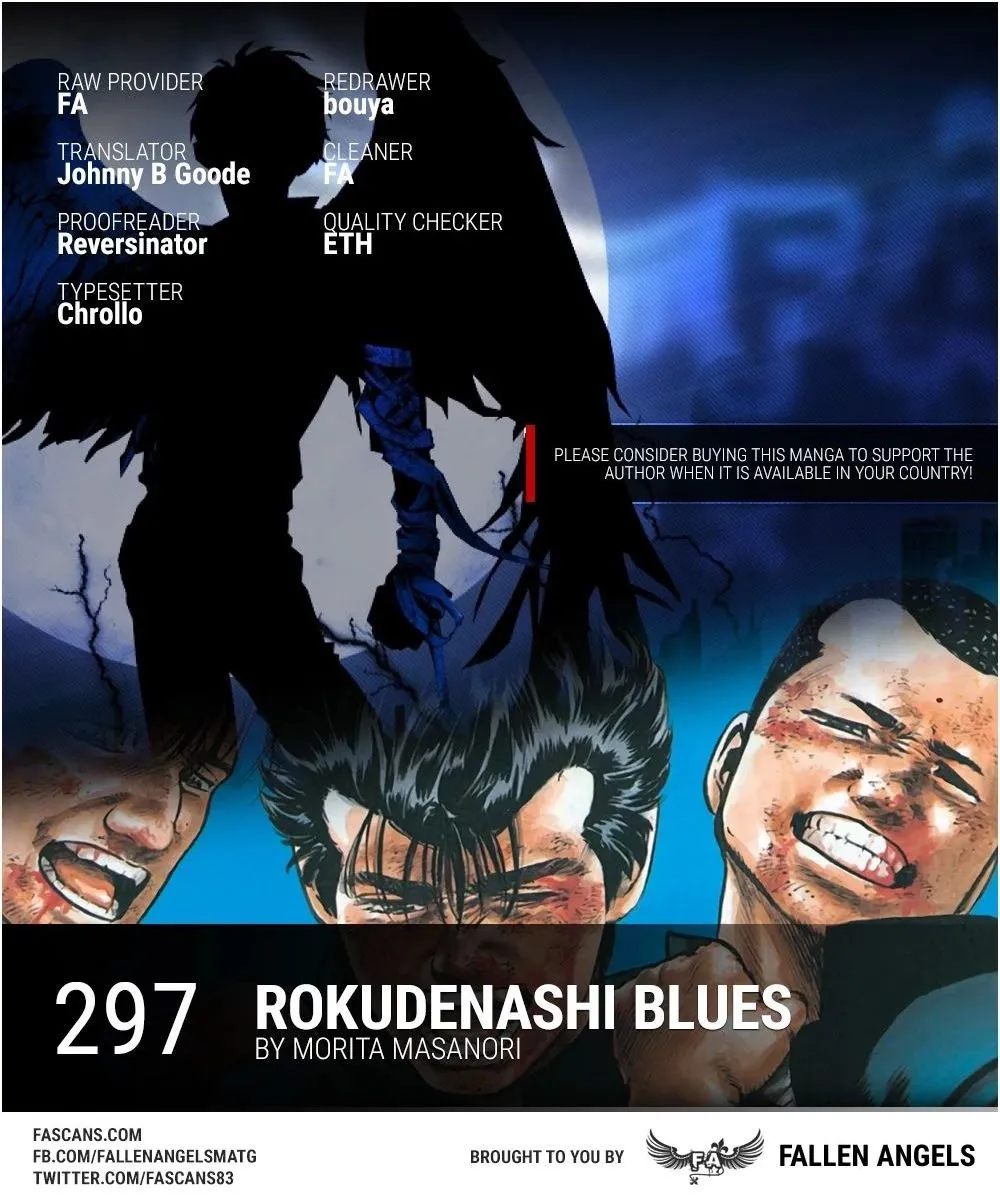 Rokudenashi Blues Chapter 297 page 1 - 