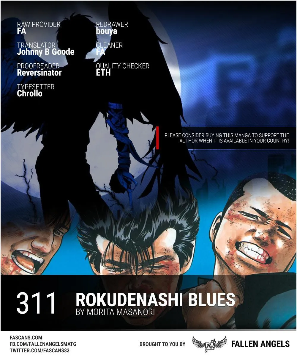 Rokudenashi Blues Chapter 311 page 1 - 