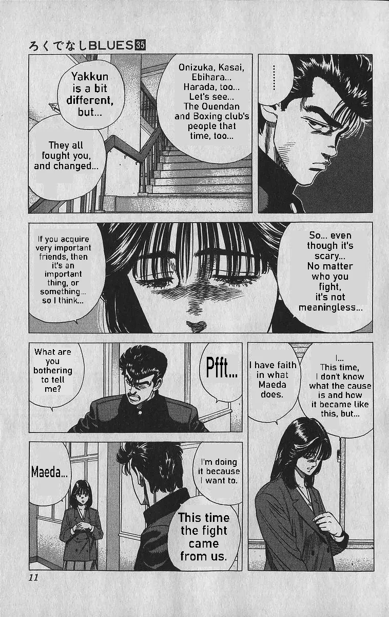 Rokudenashi Blues Chapter 339 page 13 - 