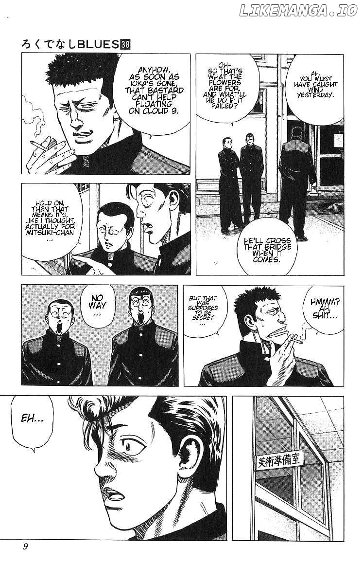 Rokudenashi Blues Chapter 369 page 12 - 