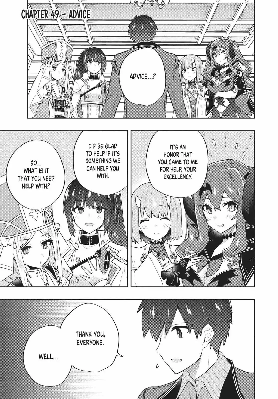 Rokuhime wa Kami Goe ni Koi ni Suru Chapter 49 page 1 - 