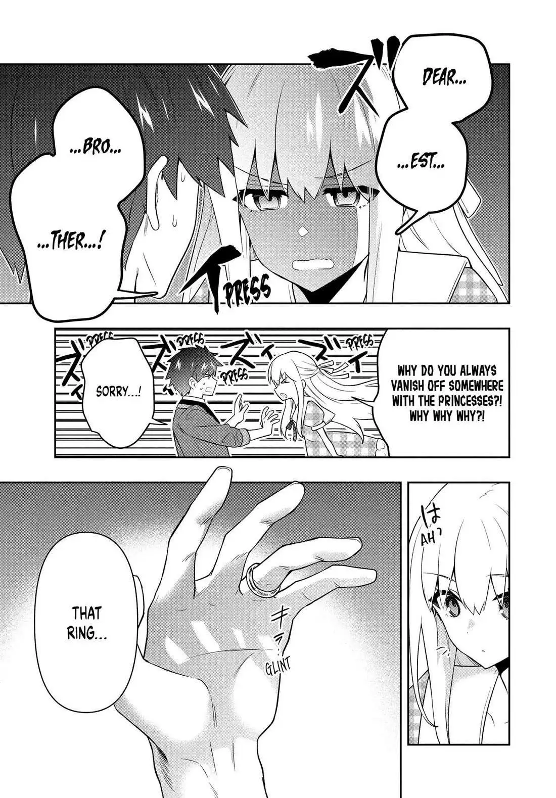 Rokuhime wa Kami Goe ni Koi ni Suru Chapter 61 page 8 - 