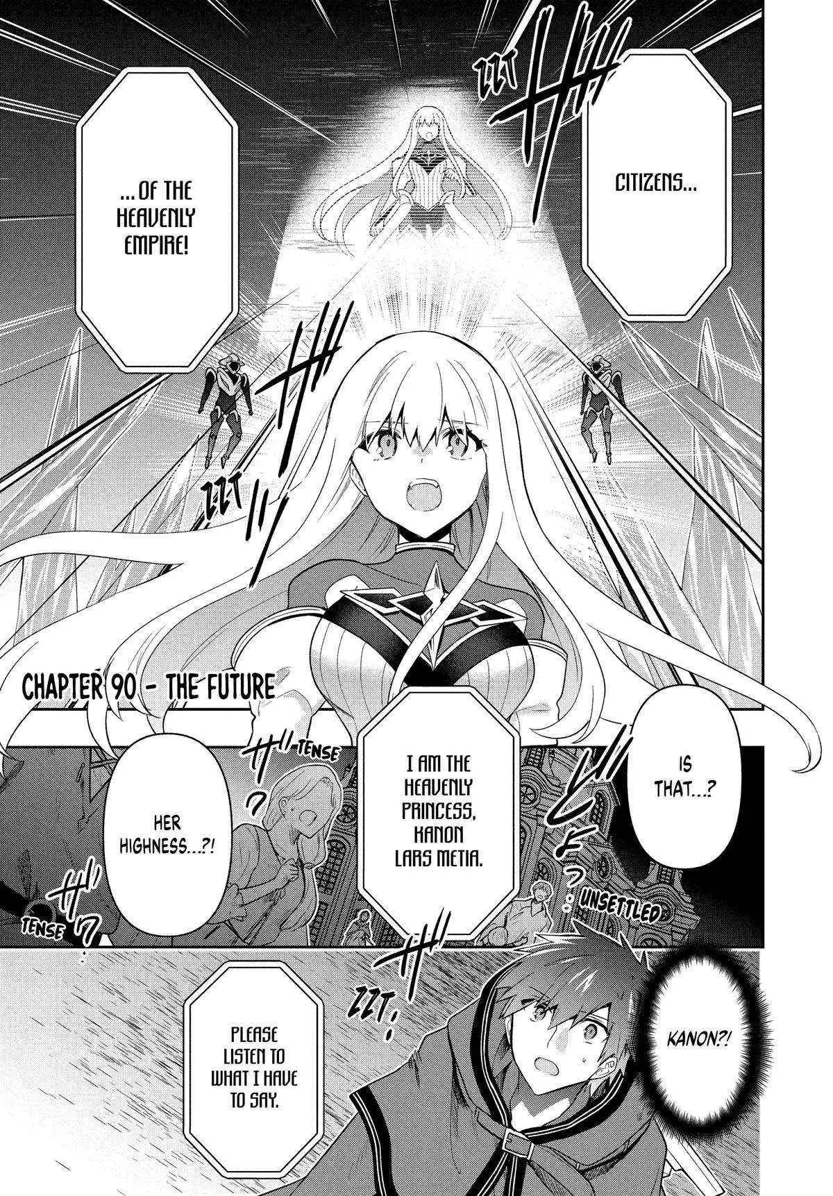 Rokuhime wa Kami Goe ni Koi ni Suru Chapter 90 page 1 - 