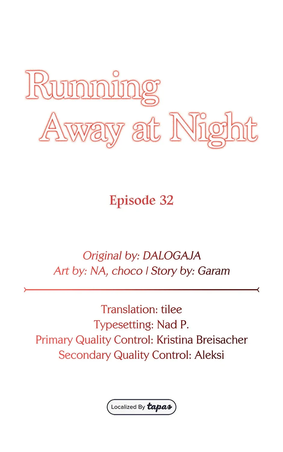 Running Away at Night Chapter 32 page 85 - 